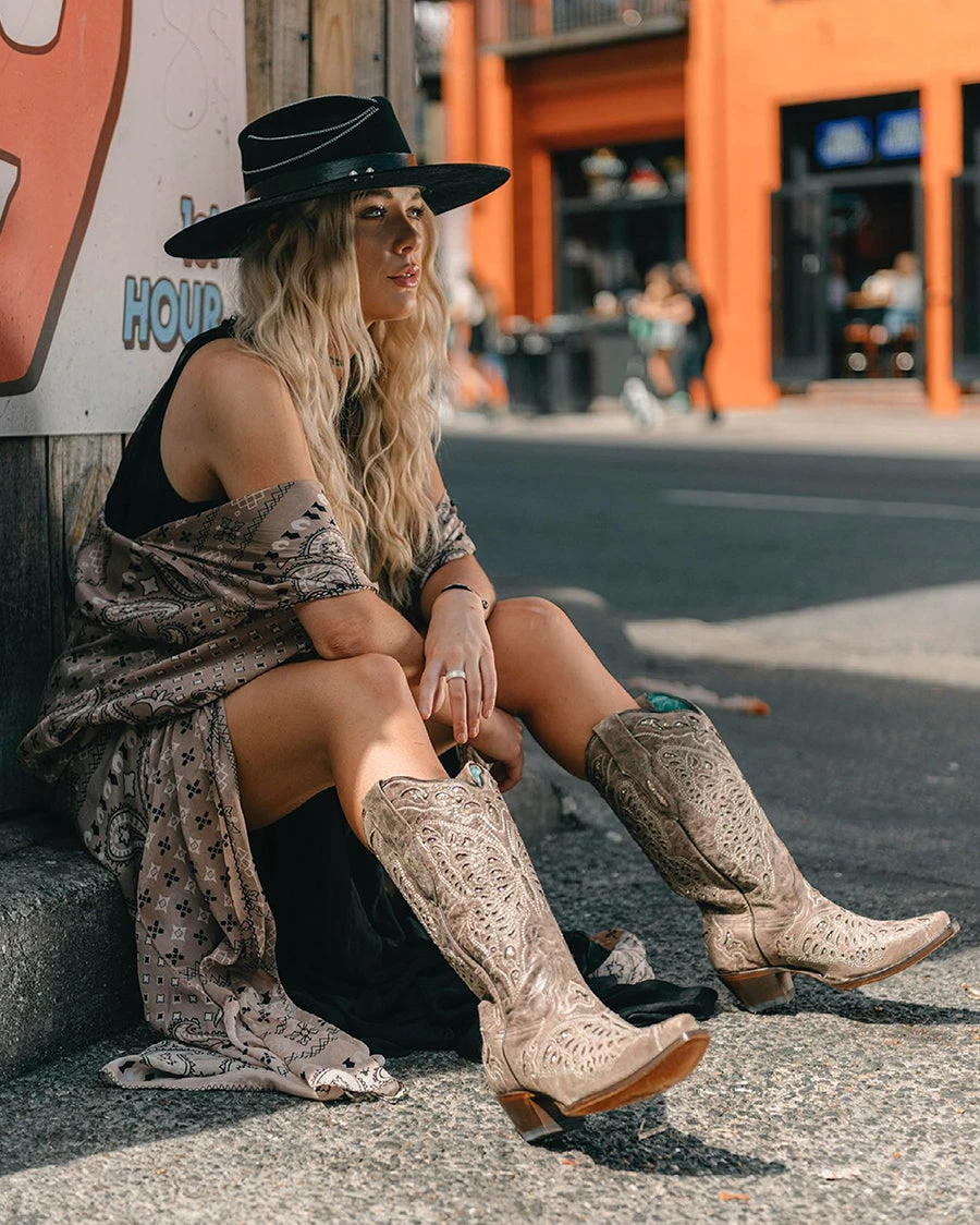 Corral Women's Butterfly Inlay Western Boots 4 Corral Women's Butterfly Inlay Western Boots - Image 2