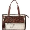 Women's Cowhide & Tooled Flap Shoulder Bag 2 Women's Cowhide & Tooled Flap Shoulder Bag -Ladies Western Cowboy Shop AMD202201 0032 ADBGI164B