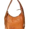 Women's Leather Tooled Strap Hobo Bag 2 Women's Leather Tooled Strap Hobo Bag -Ladies Western Cowboy Shop AMD202201 0054 ADBGA220 B