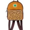 Women's Turquoise Stone & Tooled Strap Backpack -Ladies Western Cowboy Shop AMD202201 0097 ADBG560B