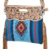 Women's Tooled Strap Saddle Blanket Clutch -Ladies Western Cowboy Shop AMD202201 0107 ADBG496TANF