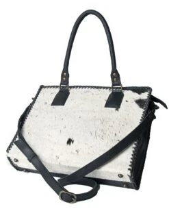 Women's Hair-On Crossbody Shoulder Bag -Ladies Western Cowboy Shop AMD202201 0143 ADBGS118BKW F