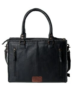 Women's Hair-On Crossbody Shoulder Bag -Ladies Western Cowboy Shop AMD202201 0145 ADBGS118BKW D