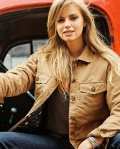 Ariat Women's Slap Faux Suede Shirt Jacket -Ladies Western Cowboy Shop ARI 1 0133 F21 WMS WWF HMB LaCunha Shot09 9521 RTL