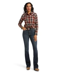 Ariat Women's Lucky Star Shirt -Ladies Western Cowboy Shop ARI 1 0137 F21 WMS WEST 10038059 full
