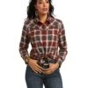 Ariat Women's Lucky Star Shirt -Ladies Western Cowboy Shop ARI 1 0138 F21 WMS WEST 10038059 front