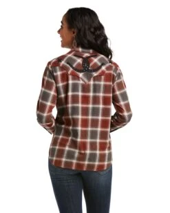 Ariat Women's Lucky Star Shirt -Ladies Western Cowboy Shop ARI 1 0141 F21 WMS WEST 10038059 back