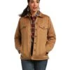 Ariat Women's Slap Faux Suede Shirt Jacket -Ladies Western Cowboy Shop ARI 1 0142 F21 WMS WEST 10037742 front