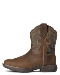 Ariat Women's Anthem Shortie II H2O Western Boots -Ladies Western Cowboy Shop ARI202203 0086 F21 WMS WEST 10038966 side