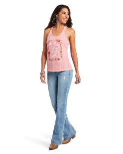 Ariat Women's Perfect Tank -Ladies Western Cowboy Shop ARI202205Apparel 0273 S22 WMS WEST 10040617 full