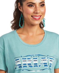 Ariat Women's Rough Serape T-Shirt -Ladies Western Cowboy Shop ARI202205Apparel 0283 S22 WMS WEST 10040912 detail01