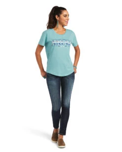 Ariat Women's Rough Serape T-Shirt -Ladies Western Cowboy Shop ARI202205Apparel 0285 S22 WMS WEST 10040912 full