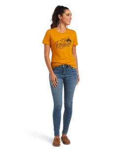 Ariat Women's Let's Rodeo T-Shirt -Ladies Western Cowboy Shop ARI202205Apparel 0300 S22 WMS WEST 10040961 full