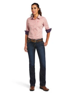 Ariat Women's Kirby Stretch Shirt -Ladies Western Cowboy Shop ARI202206 0056 S22 WMS WEST 10040580 full