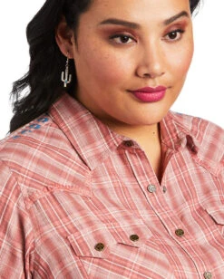 Ariat Women's REAL Antique Thunderbird Shirt -Ladies Western Cowboy Shop ARI202206 0111 S22 WMS WEST 10039844 detail01 plus