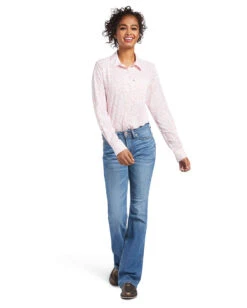 Ariat Women's VentTEK Stretch Shirt -Ladies Western Cowboy Shop ARI202206 0131 S22 WMS WEST 10039326 full