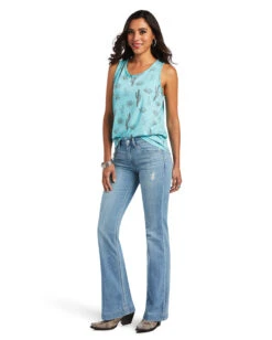 Ariat Women's Cactus Desert Tank -Ladies Western Cowboy Shop ARI202207 2 0056 S22 WMS WEST 10040530 full