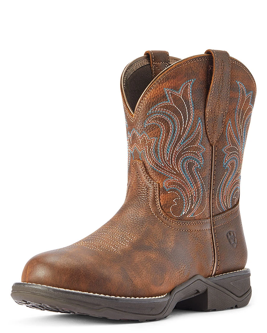 Ariat Women's Anthem Round Toe Shortie Western Boots 4 Ariat Women's Anthem Round Toe Shortie Western Boots - Image 2