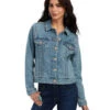 Ariat Women's Denim Jacket -Ladies Western Cowboy Shop ARI202210 OUT 0160 F22 WMS WEST 10041103 front