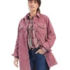 Ariat Women's On The Run Shacket Shirt Jacket 2 Ariat Women's On The Run Shacket Shirt Jacket -Ladies Western Cowboy Shop ARI202210 OUT 0202 F22 WMS WEST 10041662 front