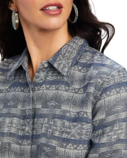 Ariat Women's REAL Billie Jean Shirt 8 Ariat Women's REAL Billie Jean Shirt -Ladies Western Cowboy Shop ARI202210 TOPS B 0124 F22 WMS WEST 10041641 detail01