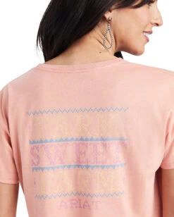 Women's Ariat Cross Stitch Tee -Ladies Western Cowboy Shop ARI202210 TOPS C 0097 F22 WMS WEST 10042717 detail01