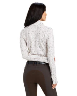 Ariat Women's Lowell 2.0 1/4 Zip Baselayer -Ladies Western Cowboy Shop ARI202210 Tops A 0111 F22 WMS ENGL 10041205 back