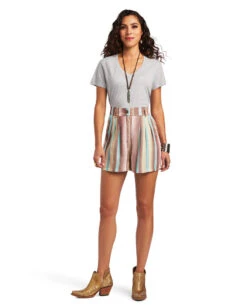 Ariat Women's Baja Shorts -Ladies Western Cowboy Shop ARI202210B 0006 S22 WMS WEST 10040531 full