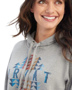 Ariat Women's REAL Beartooth Hoodie 8 Ariat Women's REAL Beartooth Hoodie -Ladies Western Cowboy Shop ARI202211 0025 F22 WMS WEST 10041632 detail01