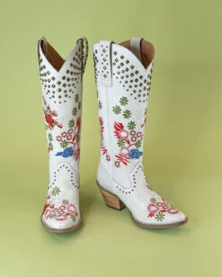 Dingo Women's Poppy Western Boots -Ladies Western Cowboy Shop AWTEDITS 0030 di732white