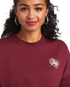 Ariat Women's REAL Oversize Tee -Ladies Western Cowboy Shop Ari202201 0035 S22 WMS WEST 10039782 detail02