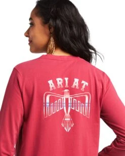 Ariat Women's REAL Serape Thunderbird Tee -Ladies Western Cowboy Shop Ari202201 0043 S22 WMS WEST 10039781 detail01