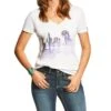 Ariat Women's Desert Wolf Tee 2 Ariat Women's Desert Wolf Tee -Ladies Western Cowboy Shop Ari202201 0248 10023438 front