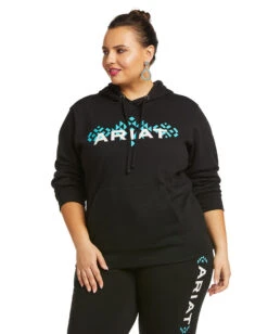 Ariat Women's REAL Logo Hoodie -Ladies Western Cowboy Shop Ariat 0060 10037576 3