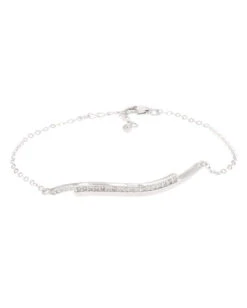 Montana Silversmiths Women's River Run Wave Bar Bracelet