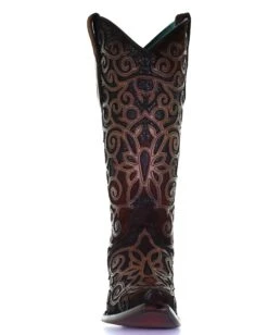 Corral Women's Overlay Embroidery Western Boots -Ladies Western Cowboy Shop C3744 0001 Layer4