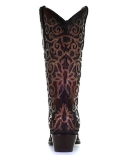 Corral Women's Overlay Embroidery Western Boots -Ladies Western Cowboy Shop C3744 0002 Layer3