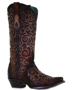 Corral Women's Overlay Embroidery Western Boots