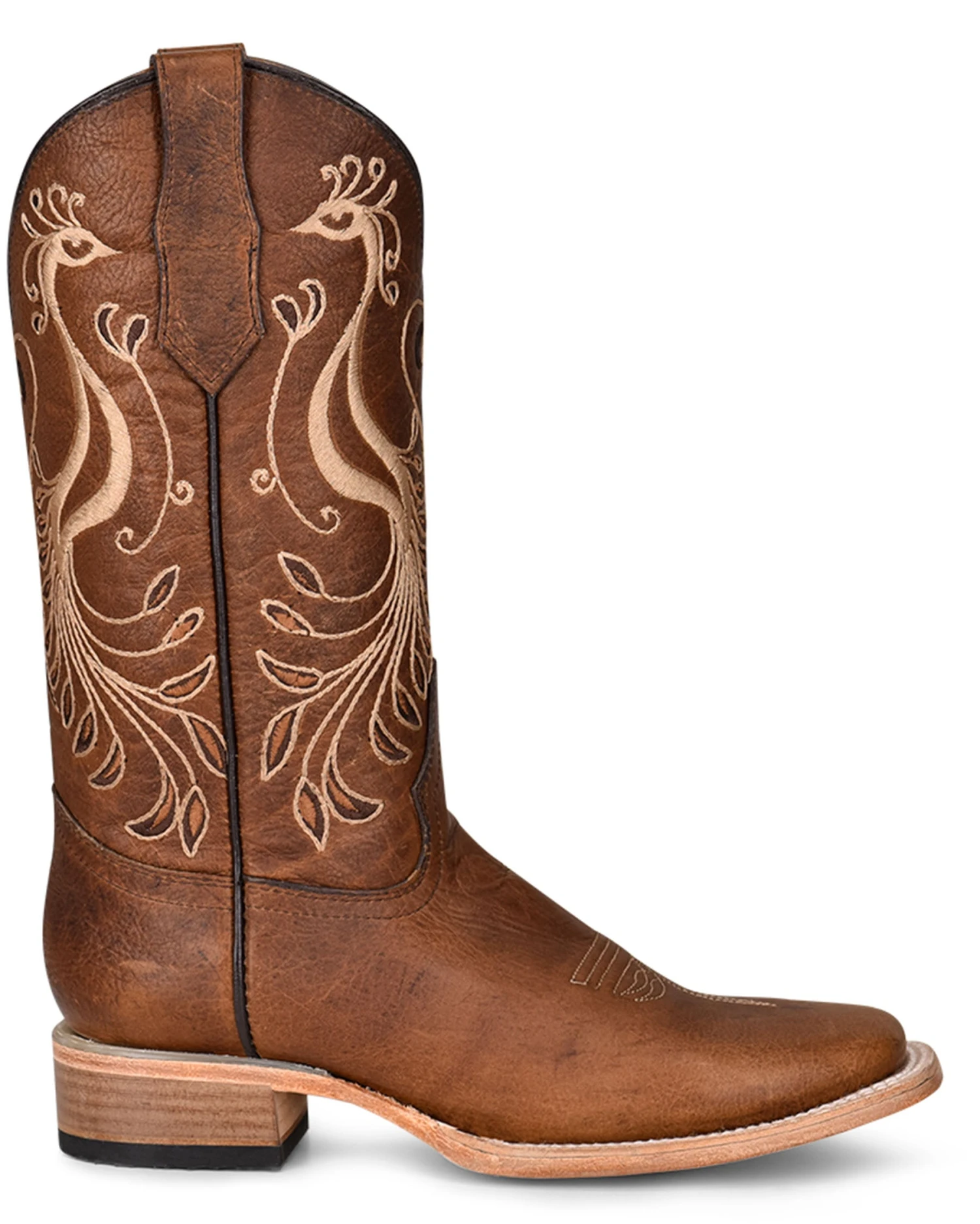Corral Women's Circle G Peacock Embroidery Western Boots 4 Corral Women's Circle G Peacock Embroidery Western Boots - Image 2