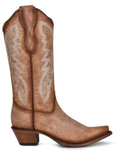 Corral Women's Circle G Vintage Embroidered Western Boots -Ladies Western Cowboy Shop COR 0019 L2041 boot 01