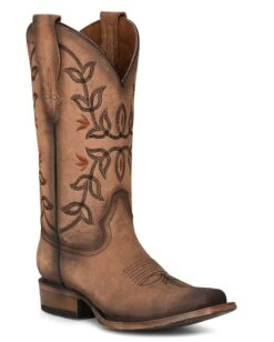 Corral Women's Circle G Floral Embroidered Western Boots