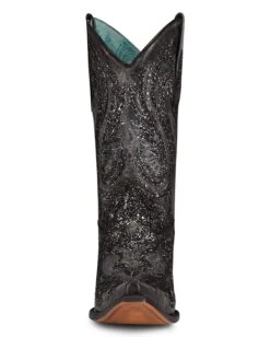 Corral Women's Black Overlay Western Boots -Ladies Western Cowboy Shop COR 0025 C3826 boot 05
