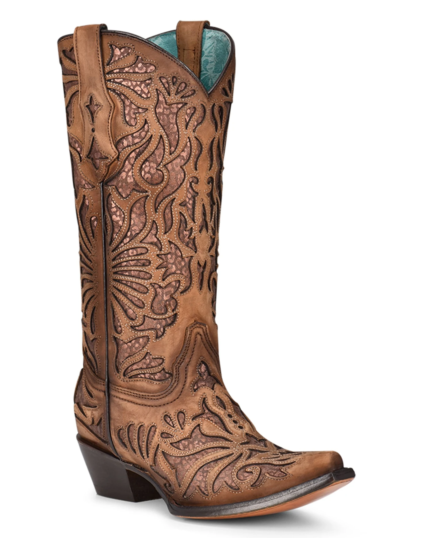 Corral Women's Shedron Inlay Western Boots 3 Corral Women's Shedron Inlay Western Boots