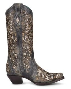 Corral Women's Glitter & Crystals Boots -Ladies Western Cowboy Shop COR 0043 A4231 boot 01