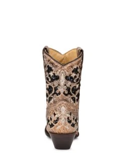 Corral Women's Brown Inlay Western Booties -Ladies Western Cowboy Shop COR 0056 A4190 boot 13