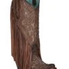 Corral Women's Chocolate Fringe & Studs Western Boots -Ladies Western Cowboy Shop COR202201 3 0014 C3765 boot 03