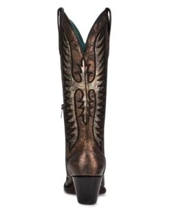 Corral Women's Bronze Embroidery Western Boots 12 Corral Women's Bronze Embroidery Western Boots -Ladies Western Cowboy Shop COR202201 3 0024 A4215 boot 13