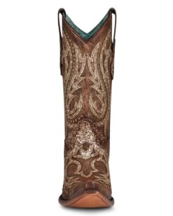 Corral Women's Overlay Studs & Crystals Western Boots -Ladies Western Cowboy Shop COR202203 0001 C3825 boot 05