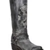 Corral Women's Embroidered Skull & Harness Western Boots -Ladies Western Cowboy Shop COR202205 0030 A4274 boot 03