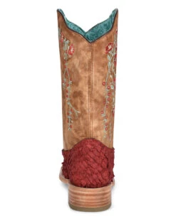 Corral Women's Rodeo Collection Fish Floral Embroidered Western Boots -Ladies Western Cowboy Shop COR202205 0032 A4254 boot 13